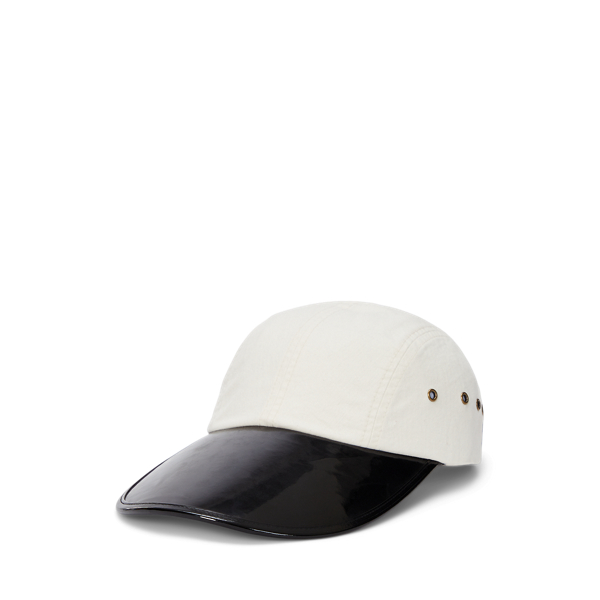 Gorra de sarga con visera larga