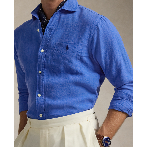 Linen ralph lauren shirt online