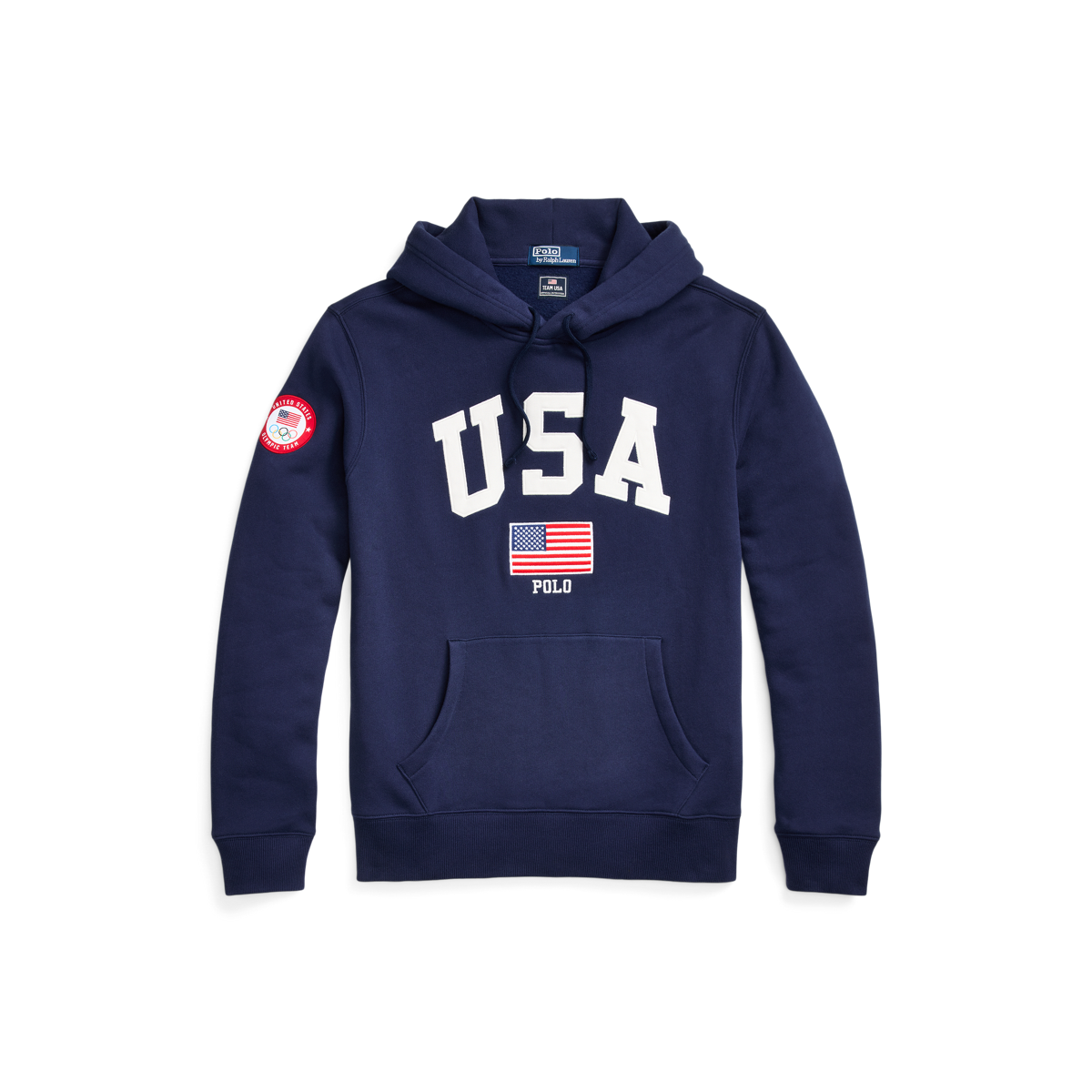 Polo usa fleece hoodie outlet