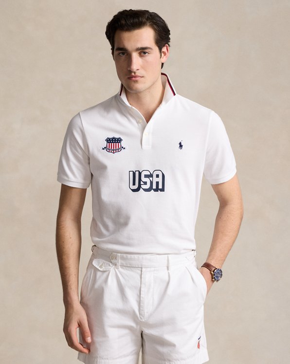 Classic Fit USA Polo Shirt