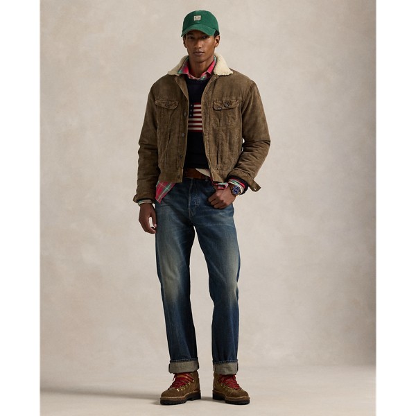 Fleece Lined Corduroy Trucker Jacket