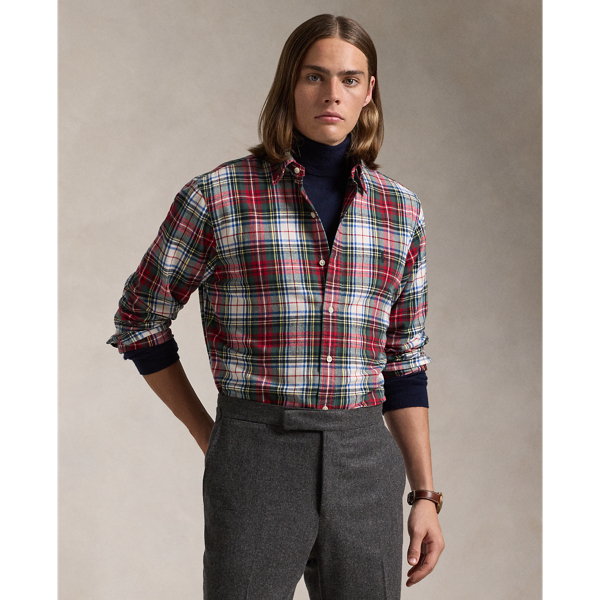 Camicia Oxford spazzolata Custom Fit