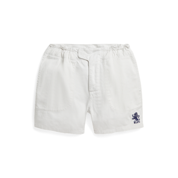 5-Inch Relaxed Fit Twill Rugby Short
