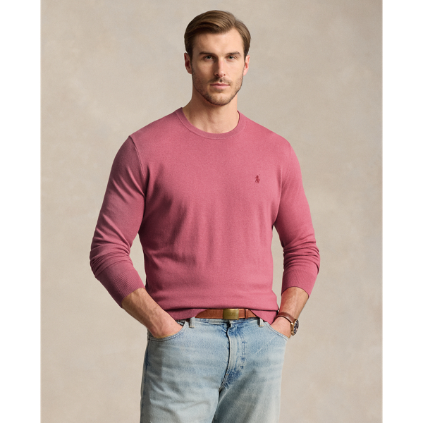 Cotton-Cashmere Crewneck Sweater
