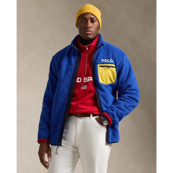 Polo Ski 92 Polo Ski Pile Fleece Jacket Big & Tall for fall 1