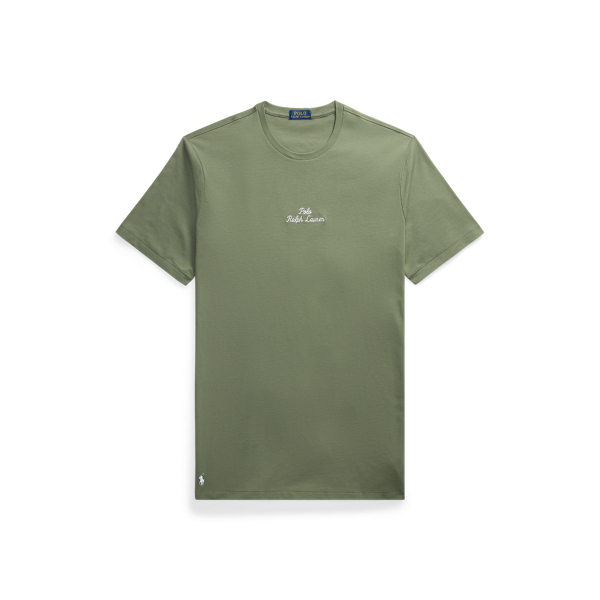 Embroidered-Logo Jersey T-Shirt