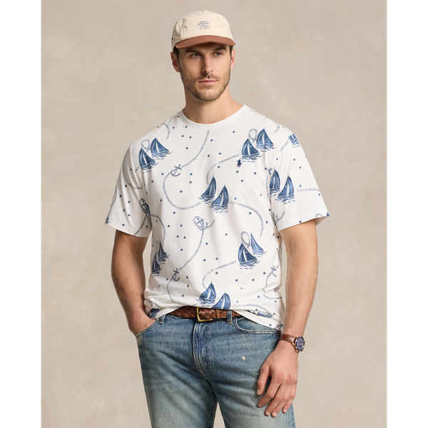Nautical-Print Jersey T-Shirt