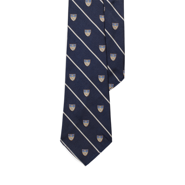 Vintage-Inspired Striped Silk Club Tie Polo Ralph Lauren 1