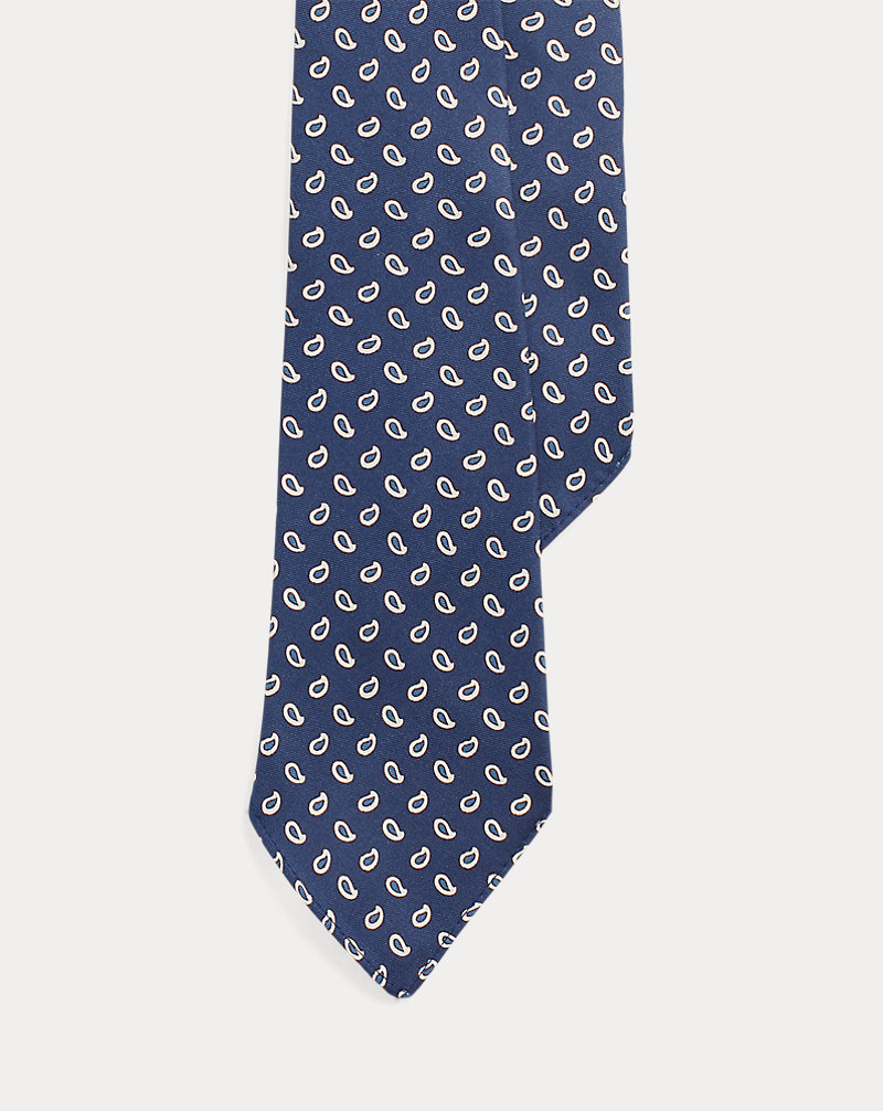 Vintage-Inspired Pine Silk Twill Tie Polo Ralph Lauren 1