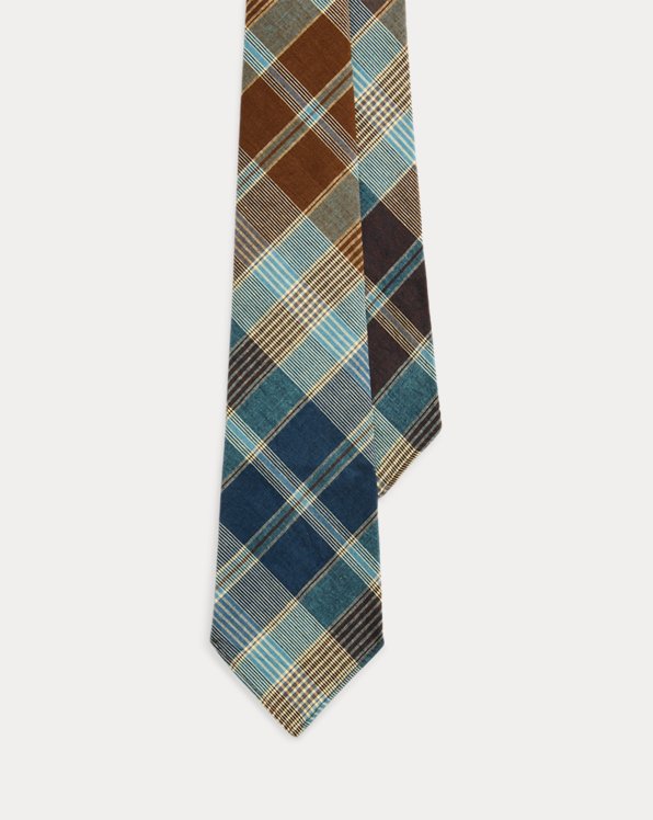 Vintage-Inspired Plaid Tie 