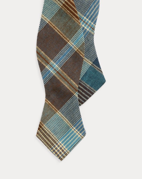 Plaid Cotton Bow Tie