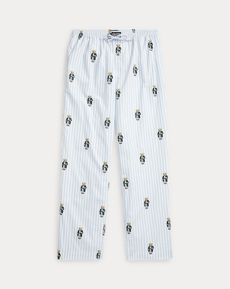 Polo Bear Striped Cotton Pyjama Trouser Polo Ralph Lauren 1