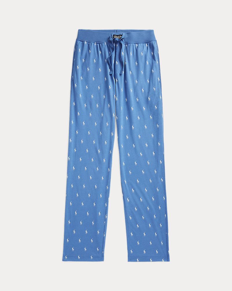 Calças de pijama de malha com Pony Polo Ralph Lauren 1