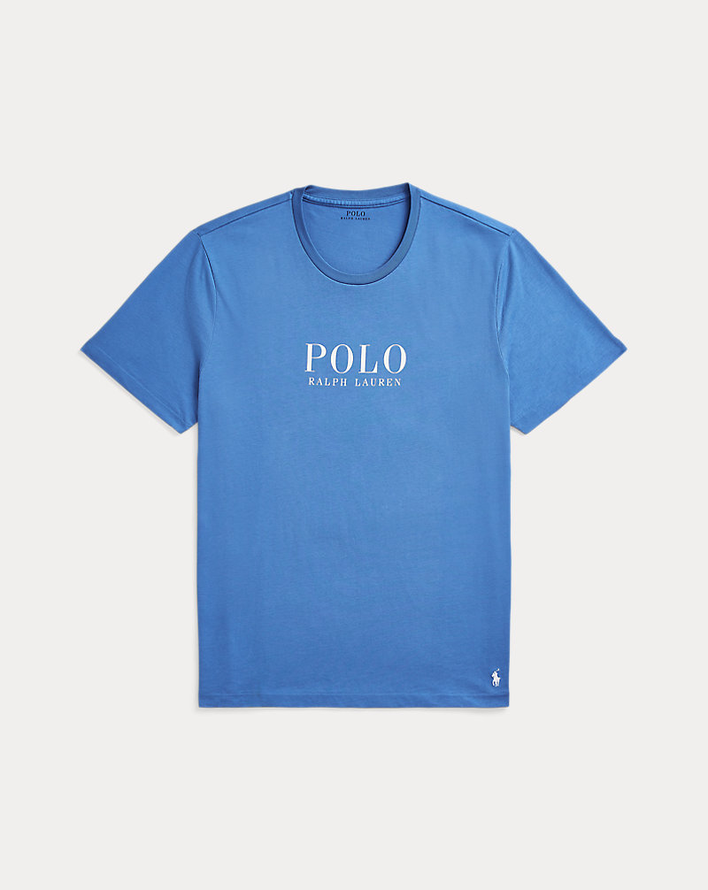 Logo Cotton Jersey Sleep Shirt Polo Ralph Lauren 1