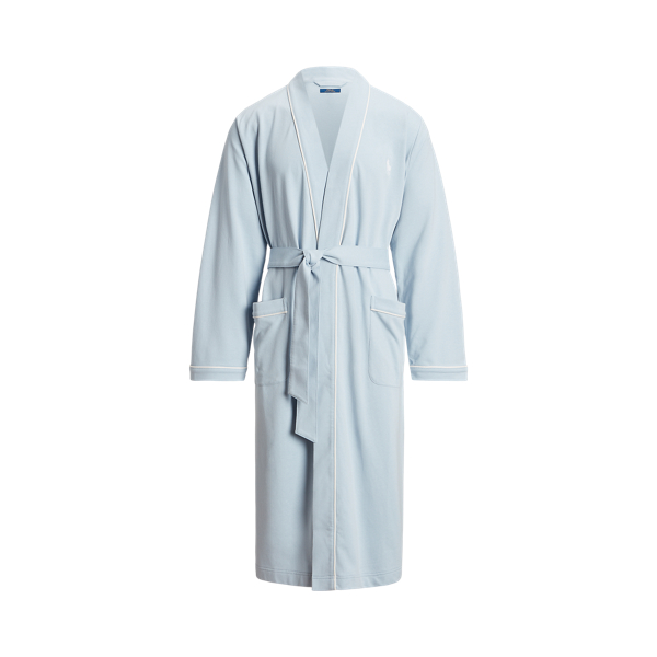 Cotton-Blend Jersey Robe