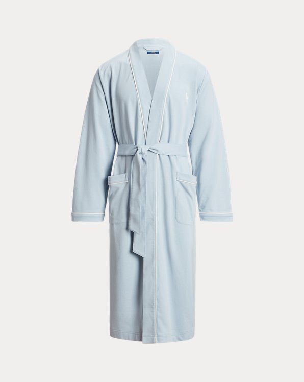 Cotton-Blend Jersey Robe