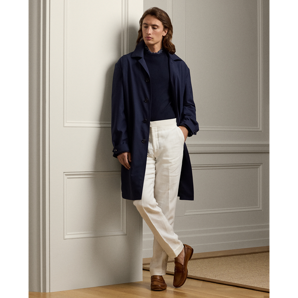 Navy wool car coat 2025