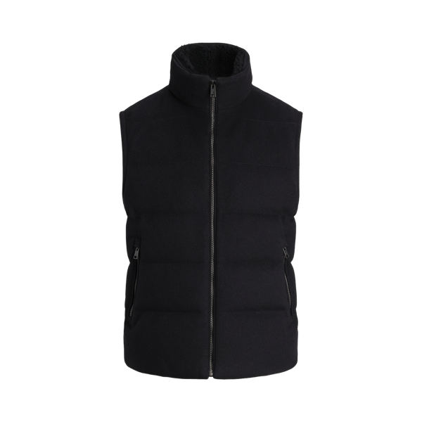 ShearlingTrim Down Waistcoat for Men Ralph Lauren® UK