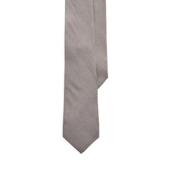 Tweed-Print Cashmere-Silk Tie