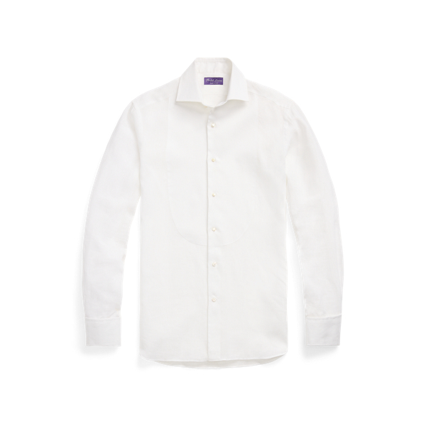 Linen tuxedo shirt sales