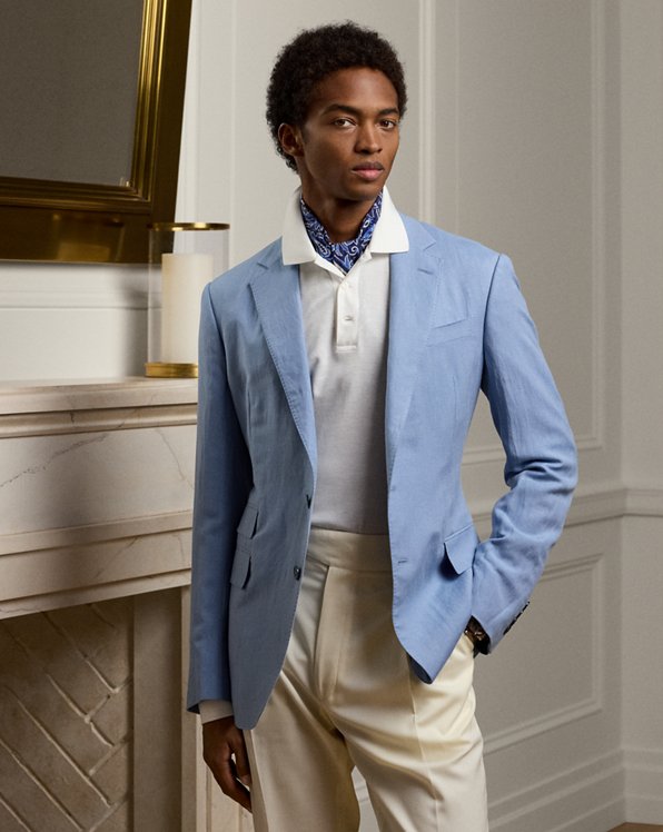 Kent Hand-Tailored Silk-Linen Jacket