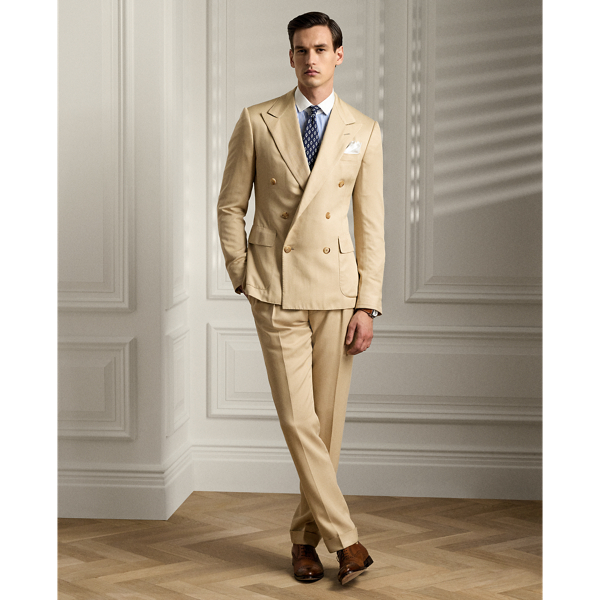 Gregory Hand-Tailored Silk-Blend Suit  Purple Label 1