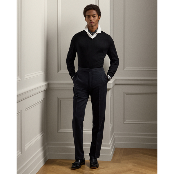 Gregory Hand-Tailored Silk Trouser