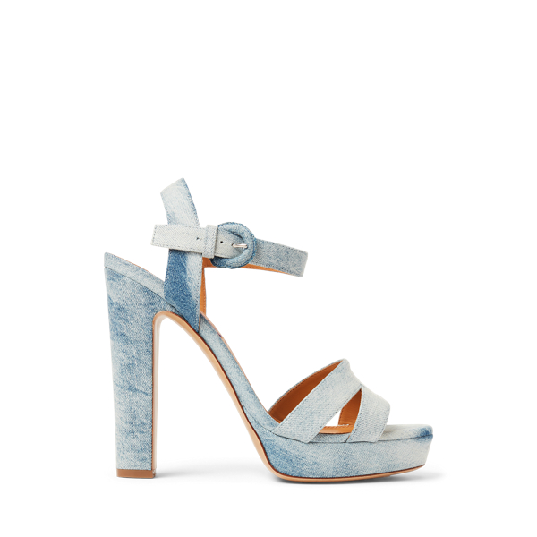 Myles Denim Platform Sandal