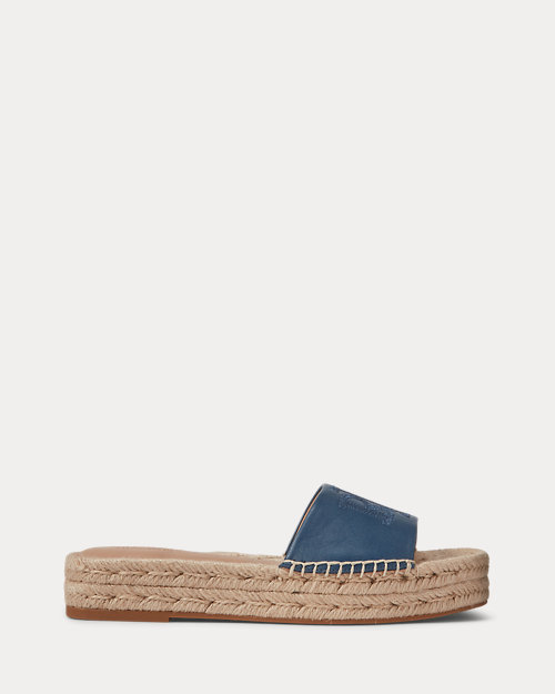 Polly Nappa Leather Espadrille