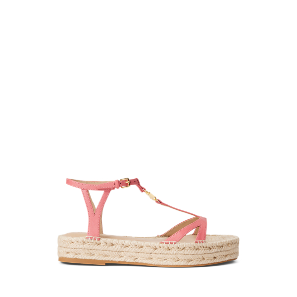 Payton Nappa Leather Espadrille for Women Ralph Lauren® UK