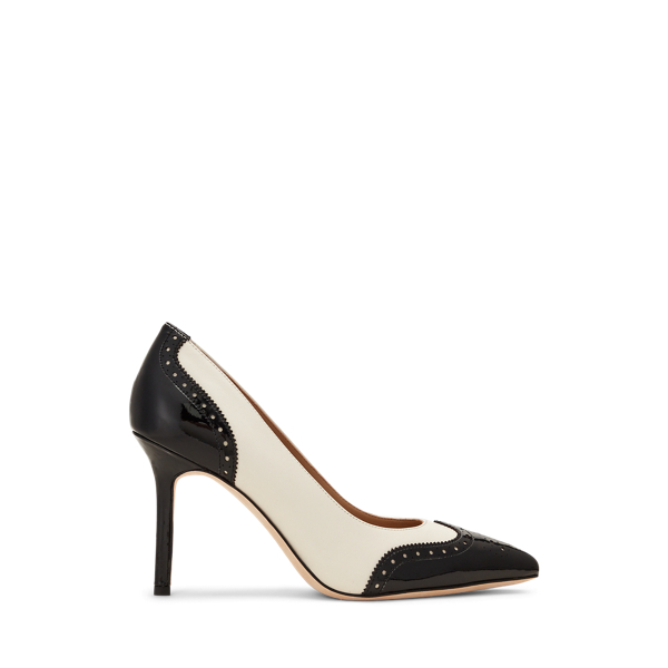 Lynden Nappa & Patent Leather Pump