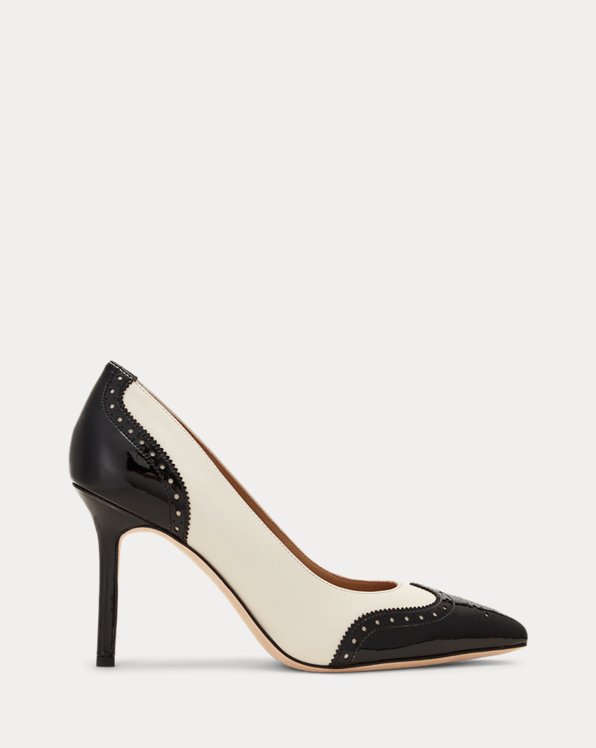Lynden Nappa & Patent Leather Pump