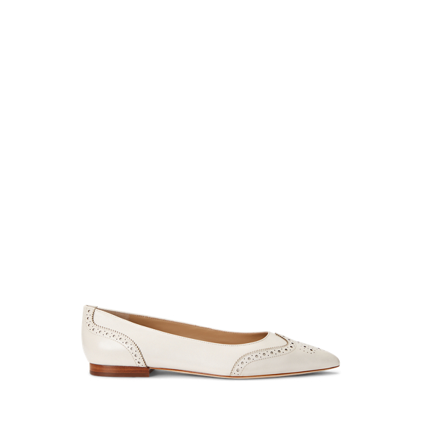 1650~All- Over Jewels Nappa Cut-Ot Ballet Flat