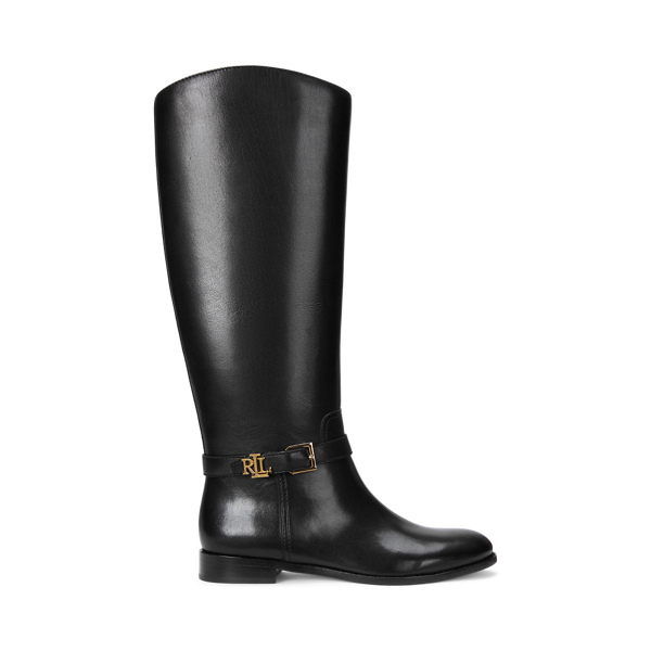 Brooke Burnished Leather Riding Boot Lauren 1