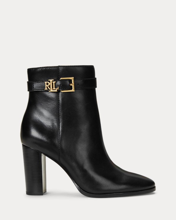 Bailey Burnished Leather Bootie
