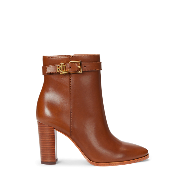 Bailey Burnished Leather Bootie