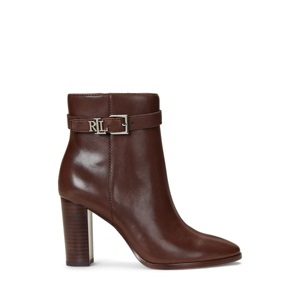 Bailey Burnished Leather Bootie