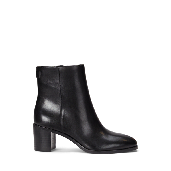 Cassie Burnished Leather Bootie