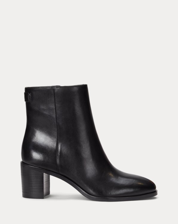 Cassie Burnished Leather Bootie