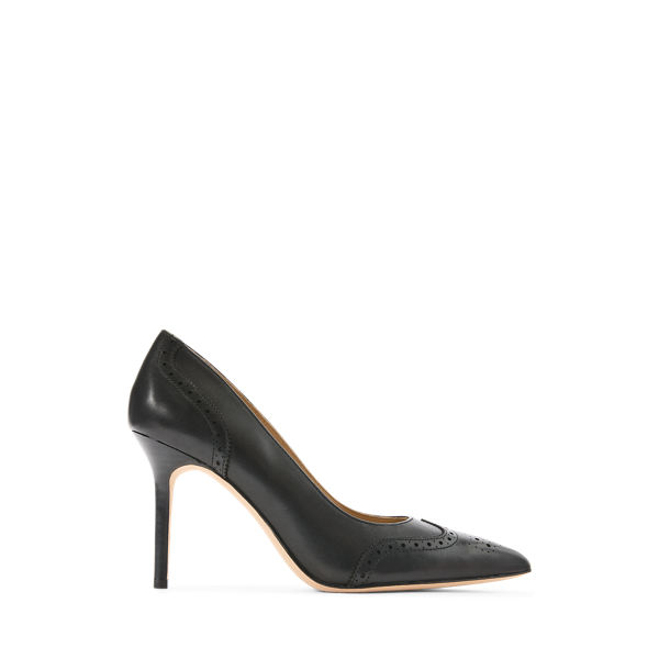 Lynden Burnished Leather Pump