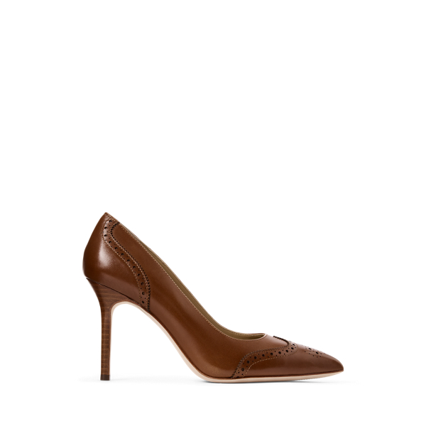 Lynden Burnished Leather Pump