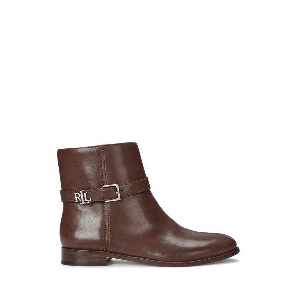 Bottines Brooke en cuir tanné pour femme Ralph Lauren® FR