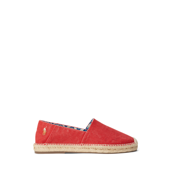 Cevio Washed Canvas Espadrille