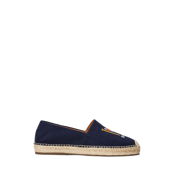 Cevio Nautical Linen-Cotton Espadrille Polo Ralph Lauren 1