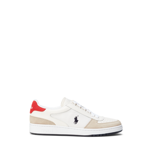 Court Leather-Paneled Sneaker Polo Ralph Lauren 1