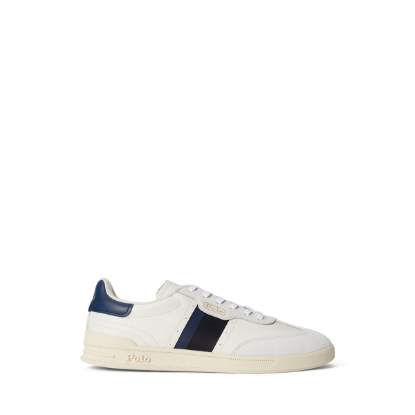 Heritage Aera Leather-Suede Trainer Polo Sport 1