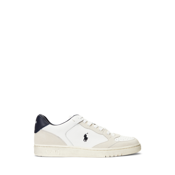 Sneaker Court aus Leder und Wildleder für Herren | Ralph Lauren® DE