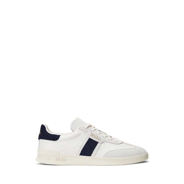 Heritage Aera Leather-Suede Sneaker Polo Ralph Lauren 1