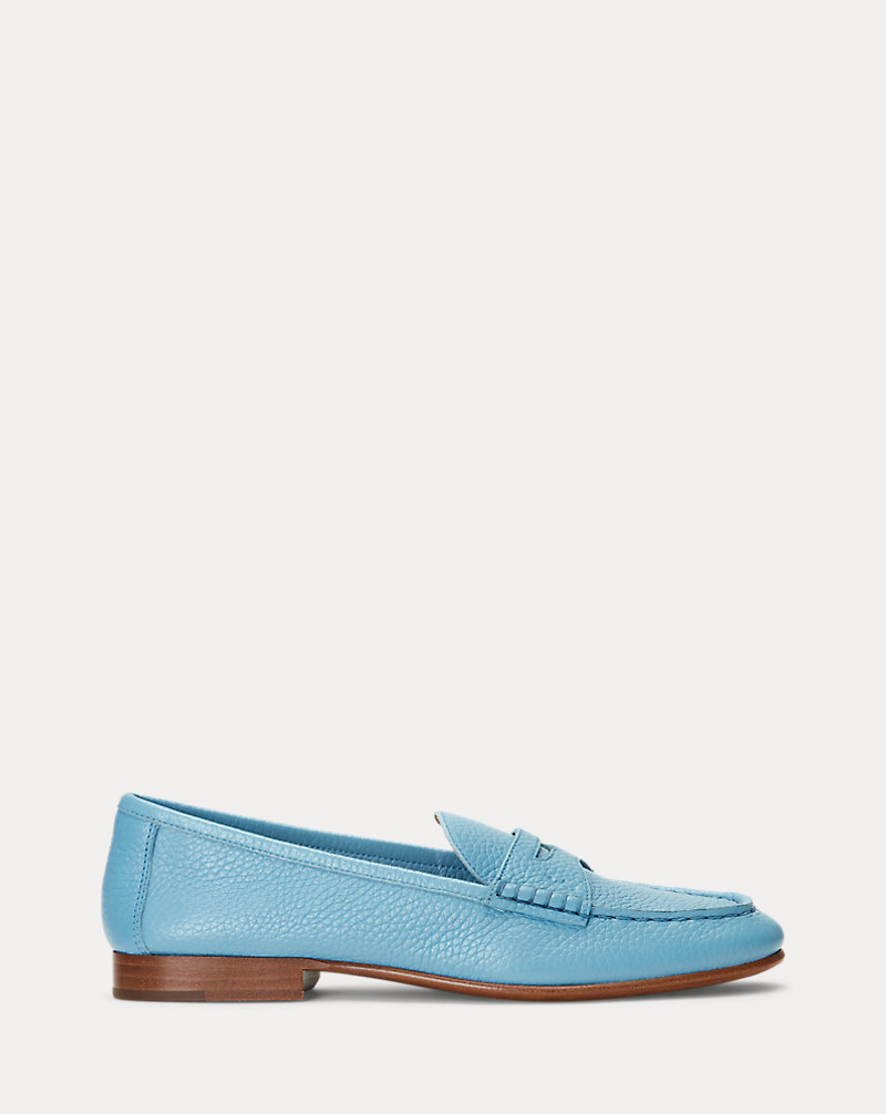 Pebbled Leather Penny Loafer Polo Ralph Lauren 1