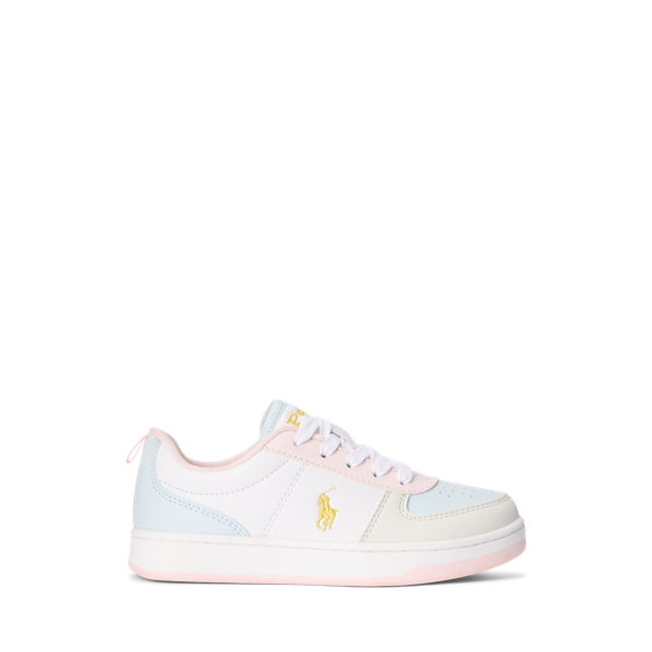 Polo Court Faux-Leather Trainer